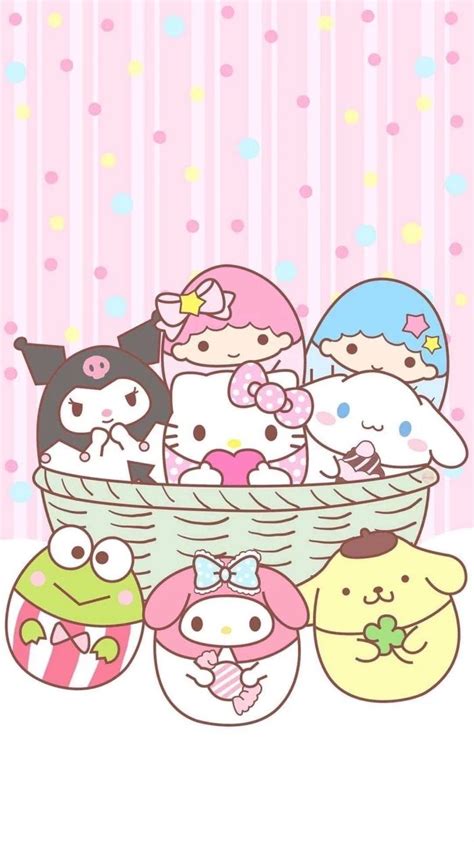 Pastel background wallpapers cute wallpapers iphone wallpapers backgrounds cute patterns wallpaper character wallpaper sanrio characters cat stickers sanrio hello kitty. Pin on Wallpaper sanrio