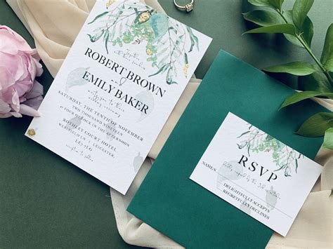 Botanical Wedding Invites
