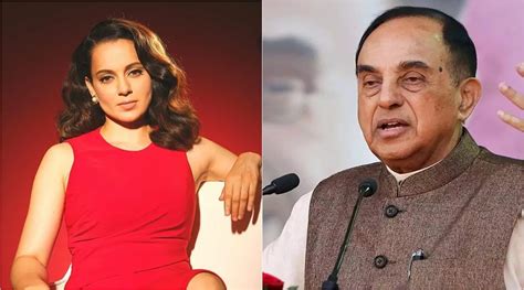 kangana ranaut says ‘i am not just a bollywood star as subramanian swamy questions her y plus