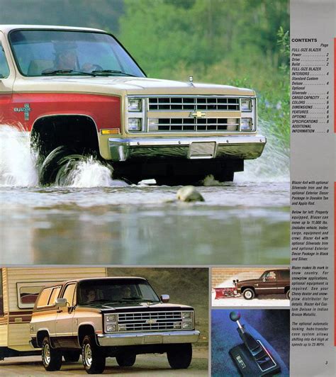 1987 Chevrolet And Gmc Truck Brochures 1987 Chevy Blazer 03