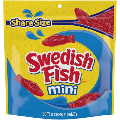 Swedish Fish Mini Soft And Chewy Candy Share Size 12 Oz