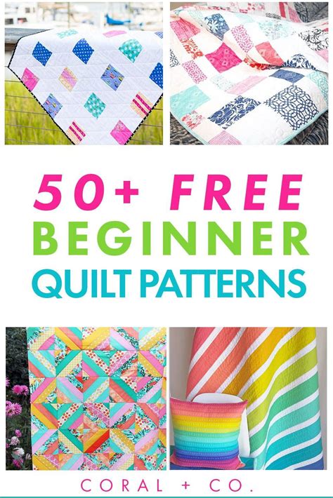 50 Amazing Free Beginner Quilt Patterns To Sew Quilt Sewing