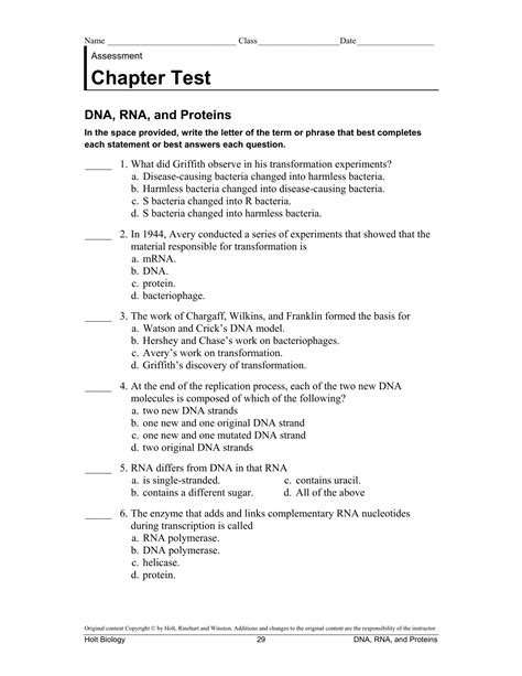 Chapter 8 From Dna To Proteins Vocabulary Practice Answers Chapter 8