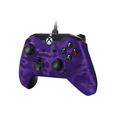 Pdp Deluxe Wired Controller Purple Camouflage Gamepad Microsoft