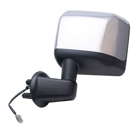 K Source Replacement Side Mirror Electricheated Textured Blackchrome Driver Side K