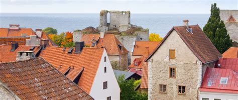 Cruise Gotland Cruise Tourism Gotland Scenic Town Visby Iconic