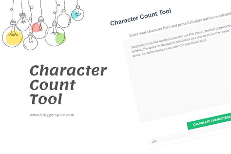 How to Add Character Count Tool in Blogger Static Page? - BloggerSpice ...