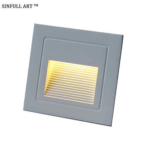 Sinfull Led Stair Wall Light Ip66 Outdoor Waterproof Step Lamps
