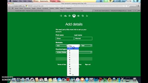 How To Create An Xbox Live Account From Your Computer Youtube