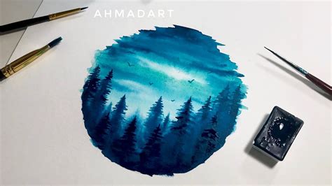 Find out how to upcycle ordinary branches into a fun and easy summer craft project. Simple Watercolor Forest Circle Tutorial for Beginners ...