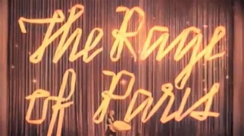 The Rage Of Paris Danielle Darrieux Douglas Fairbanks Jr