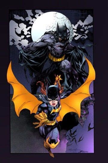 Imagenes De Batman Y Batichica Para Dibujar Batman And Batgirl