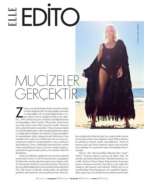 Charlize Theron Elle Turkey Magazine 2020 06 Gotceleb