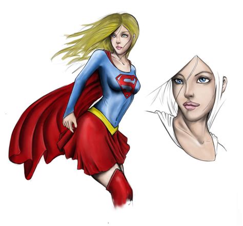 Supergirl Sketch By Smalltitan On Deviantart