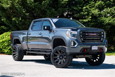 Lifted 2019 Gmc Sierra 1500 At4 With 22×12 Fuel Contra Wheels And 4