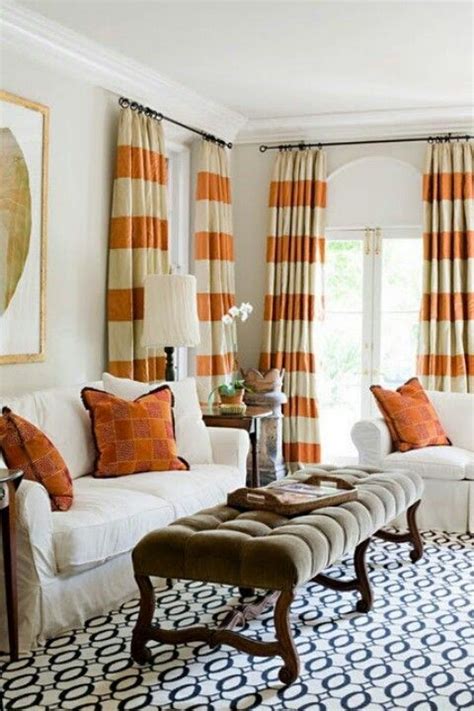 Choose from contactless same day delivery, drive up and more. Orange horizontal striped curtains | Home sweet home ...