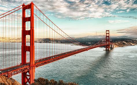 Download Wallpapers Golden Gate Bridge Suspension Bridge San