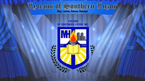 Lyceum Of Southern Luzon Balayan Lyceum Virtual Recognition