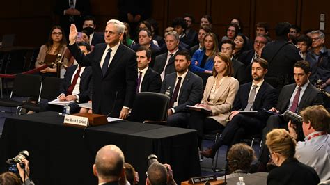 Merrick Garland Faces Heated Questions In Senate Hearing On Justice