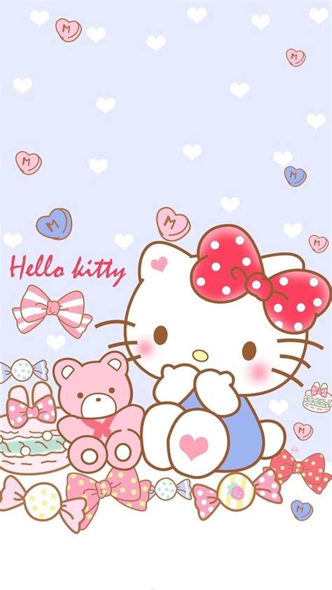 ♥ Be Positive ♥ — Hello Kitty Wallpapers From Duitang Hello Kitty Backgrounds Hello Kitty