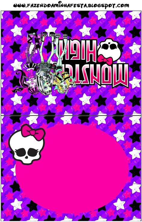 Monster High Party Stationery Free Printable Oh My Fiesta In English