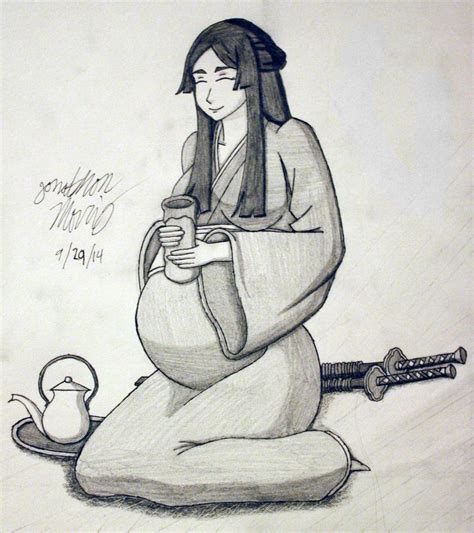 Request Pregnant And Enjoying Tea By Jam4077 On Deviantart
