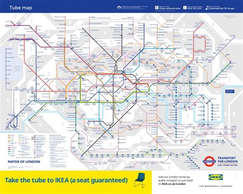 New Tube Map With Elizabeth Line Published By Transport For London