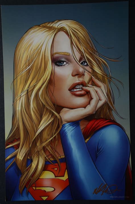 Supergirl Pin Up Art