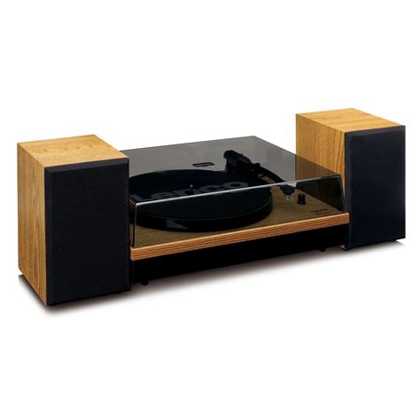 Lenco Ls Turntable With Speakers Bundle Wood Nearly New At