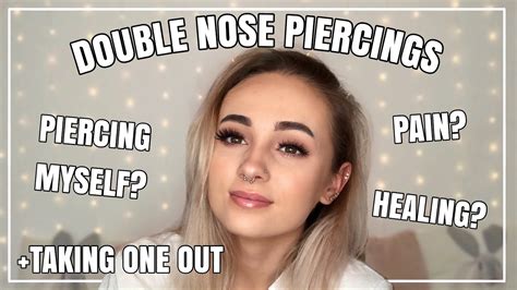 All About My Double Nose Piercing Experience 2020 How I Pierced My
