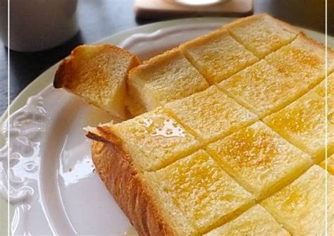 Tea Room Style Buttered Honey Toast Recipe By Cookpadjapan Cookpad