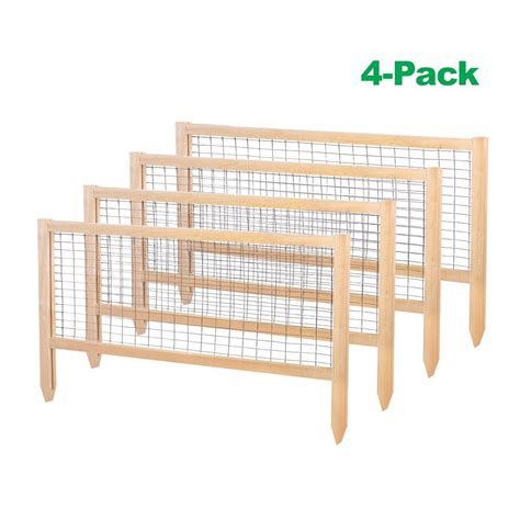 Some links on growing the home garden are part of an affiliate. Greenes Fence CritterGuard 23.5 in. Cedar Garden Fence (4 ...