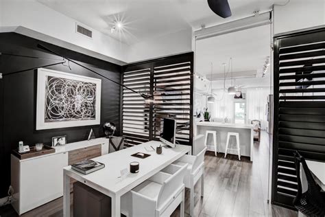 A key to successfully working in a home office is to carve out a space that is enticing and fits your needs. 21+ Black and White Home Office Designs, Decorating Ideas ...