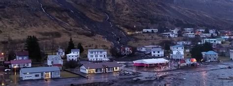 Large Landslides Cause Major Damage In Seyðisfjörður Iceland The