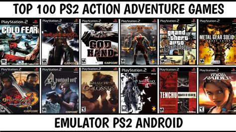 Top 100 Best Action Adventure Games For Ps2 Best Ps2 Games Emulator Ps2 Android Youtube