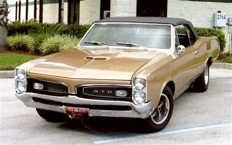 1967 Pontiac Gto Convertible Front 34 64176
