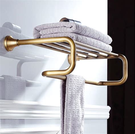 50% coupon applied at checkout save 50% with coupon. 60cm Black Oil/Antique Bathroom Towel Rack Fixed Bath ...