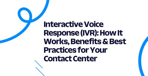 Ivr Best Practices And Benefits For Contact Centers Twilio