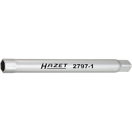 Hazet 2797 1 Clé en tube pour pare chocs carré creux 6 3 mm profil à 6