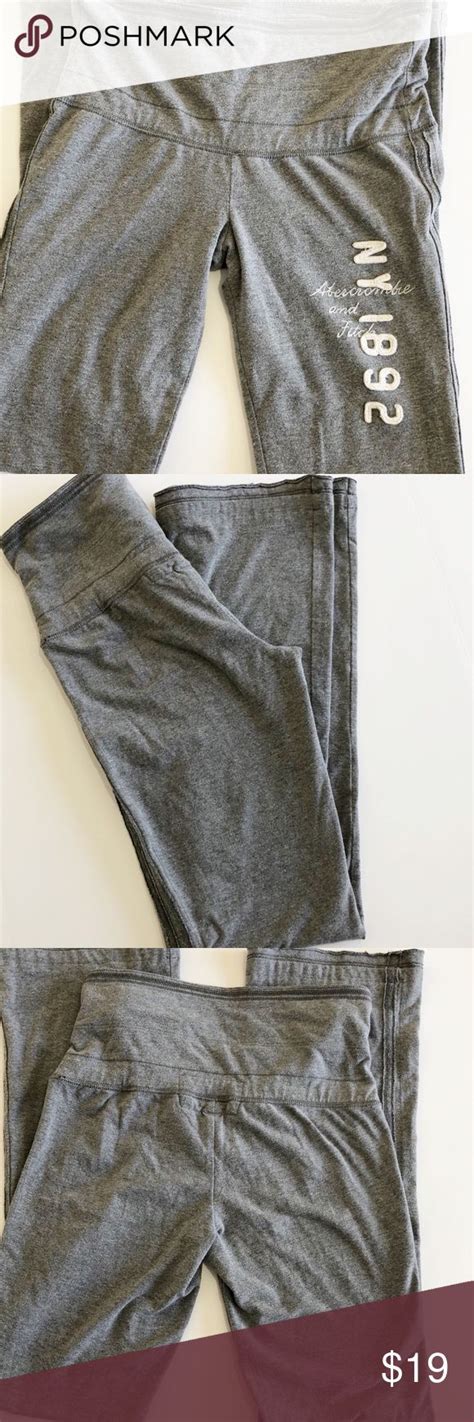 abercrombie and fitch sweatpants waist 25” seam 30” stock 26 abercrombie and fitch pants
