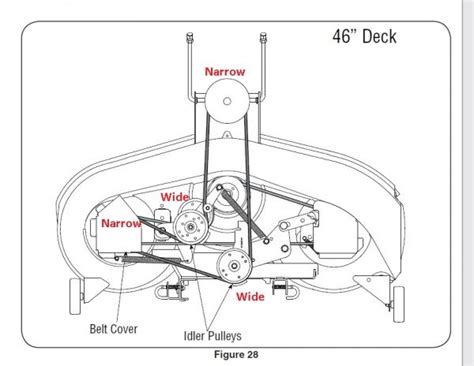 43 Mtd 46 Inch Drive Belt Diagram