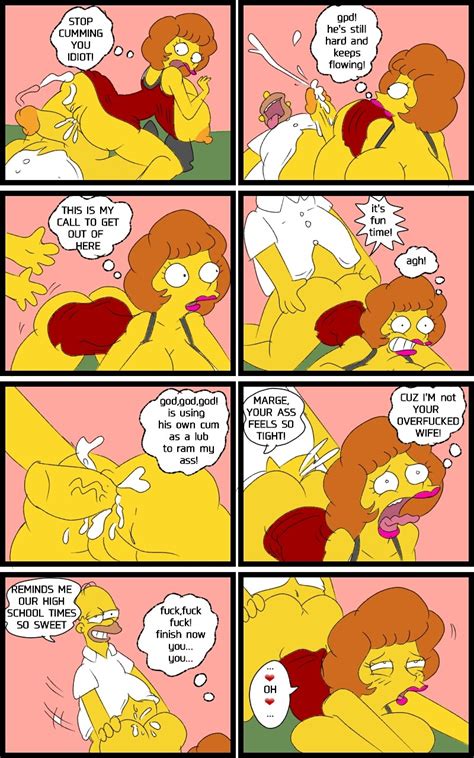 Rule 34 Anal Anal Sex Areola Balls Cartoony Erect Nipples Erection Female Homer Simpson Huge