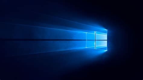 Windows 10 Wallpaper 4k Dark Blue Background 5k 8k Technology 733