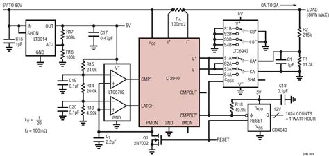 Wiring diagram watt hour meter. Integrating Watt-Hour Meter Circuit Collection | Analog Devices