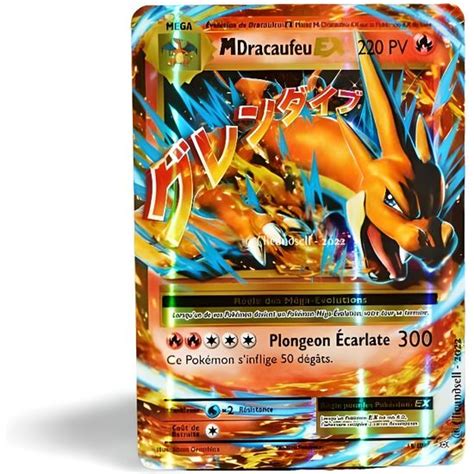 Carte Pokémon Méga Dracaufeu Ex 220 Pv 13 108 Xy12 Évolutions Neuf Fr