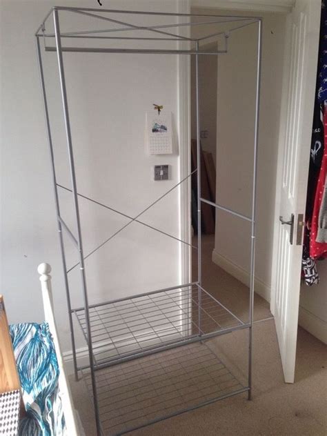 Easy to keep clean, as the fabric can be removed and washed in a washing machine. Ikea Breim Wardrobe *without screws* (Furniture) in ...