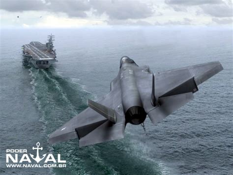 Piloto De Teste Da Us Navy Conclui Primeiro Voo No F 35c Poder Naval