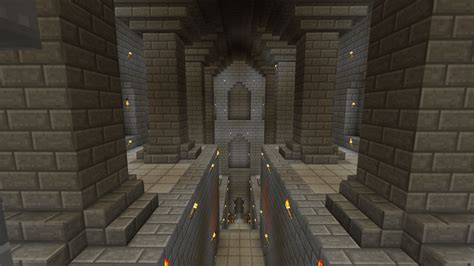 Entrance To The Mine In My Castle Base Minecraft