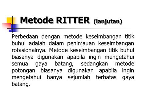 Contoh Soal Rangka Batang Metode Ritter Pelajaran Mu