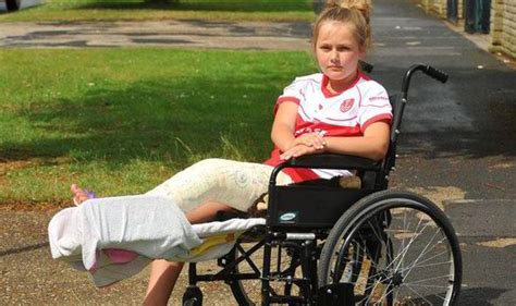 Roller Skates Fall Girl ‘sent Home By Aande To Walk Off A Broken Leg